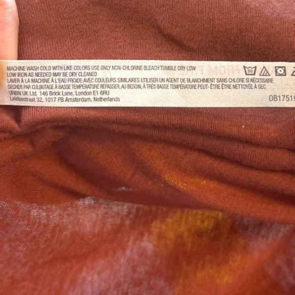 Free People Beach Meg Midi Dress Color Brown Size Medium Ruched NEW - Picture 7 of 9